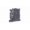 Gravsten PG001<br />Storlek: 80x80 cm<br />Granit: Svart granit