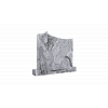 Gravsten PG013<br />Storlek: 75x70 cm<br />Granit: Svart granit