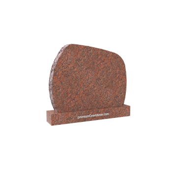 Gravsten PG040<br />Storlek: 75x60 cm<br />Granit: Impala