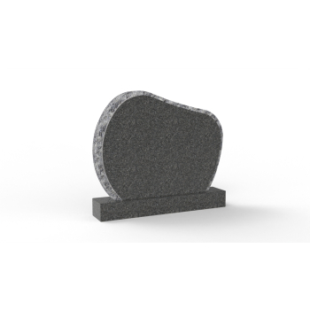 Gravsten PG048<br />Storlek: 80x60 cm<br />Granit: Kuru grå