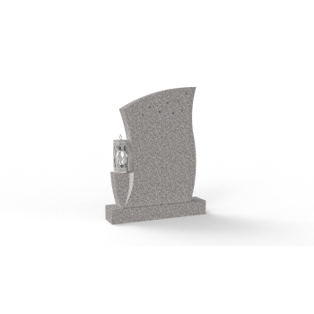 Gravsten PG050<br />Storlek: 60x80 cm<br />Granit: Vulcan