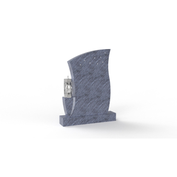 Gravsten PG050<br />Storlek: 60x80 cm<br />Granit: Vulcan