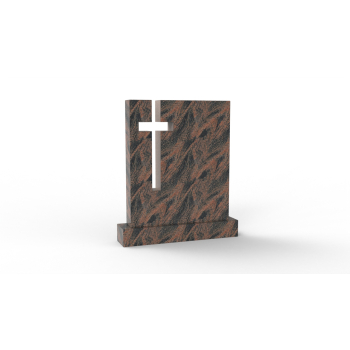 Gravsten PG051<br />Storlek: 60x70 cm<br />Granit: Vulcan