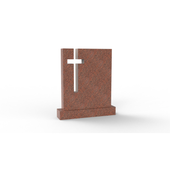 Gravsten PG051<br />Storlek: 60x70 cm<br />Granit: Vulcan