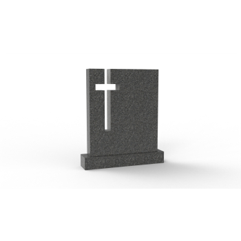 Gravsten PG051<br />Storlek: 60x70 cm<br />Granit: Vulcan