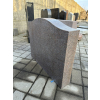 Gravsten S014<br />Storlek: 60x50 cm<br />Granit: Röd bohus